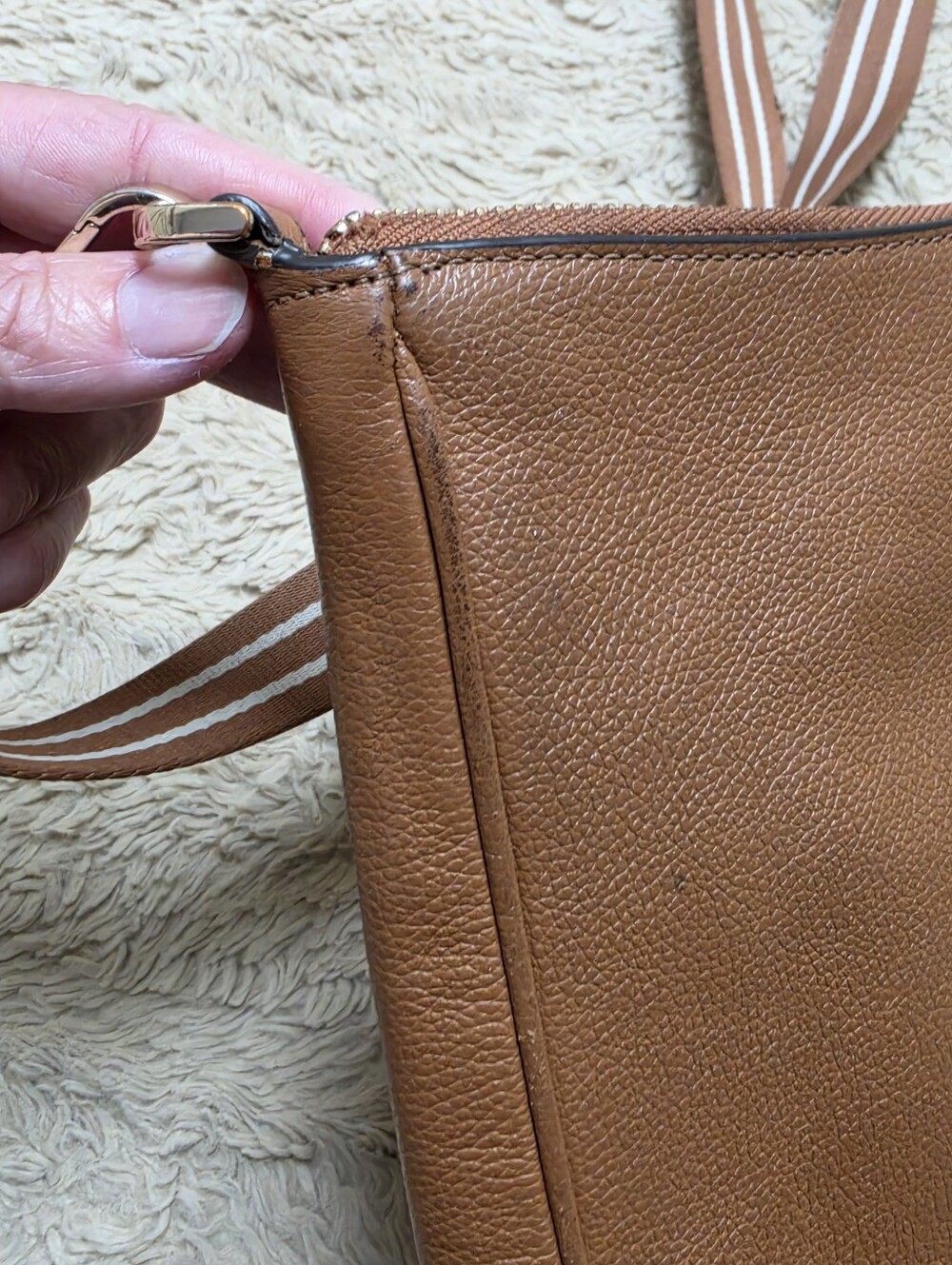 kate spade Tan Leather Crossbody Bag - Picture 9 of 14